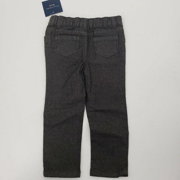 Falls Creek Kids Boys Twill Jeans Size 24 Months Black/Gray Pockets Straight Leg - Picture 3 of 5